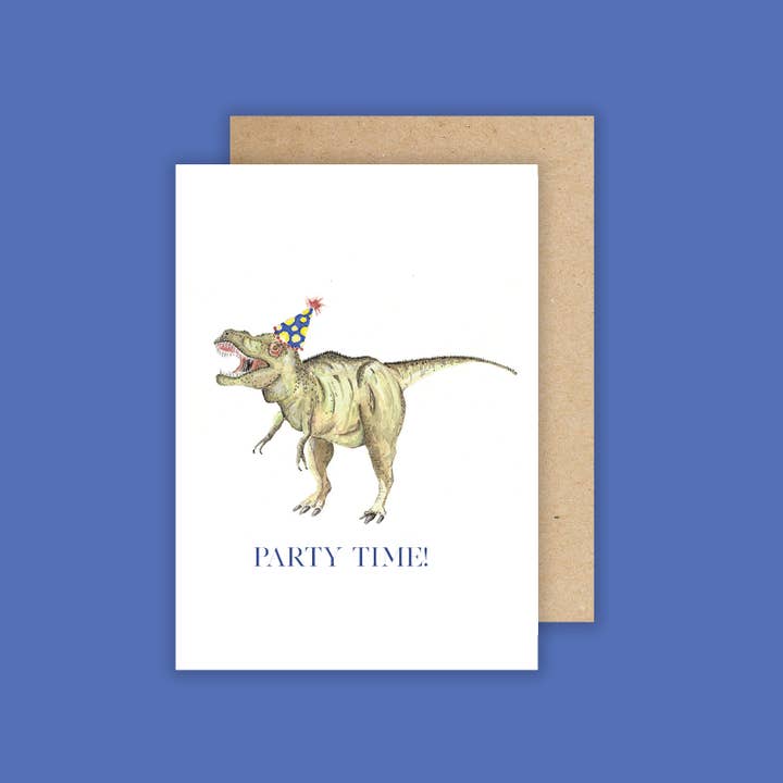 Dino Party Kids MINI, intérieur vierge de 3,25 x 4,5 pouces pour la vente par Jess Brock Designs