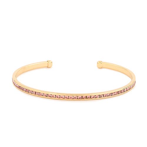 Maya J - Wholesale Cuff Bracelet - Stackable Birthstone Open Cuff Bracelet - Single / Refill5