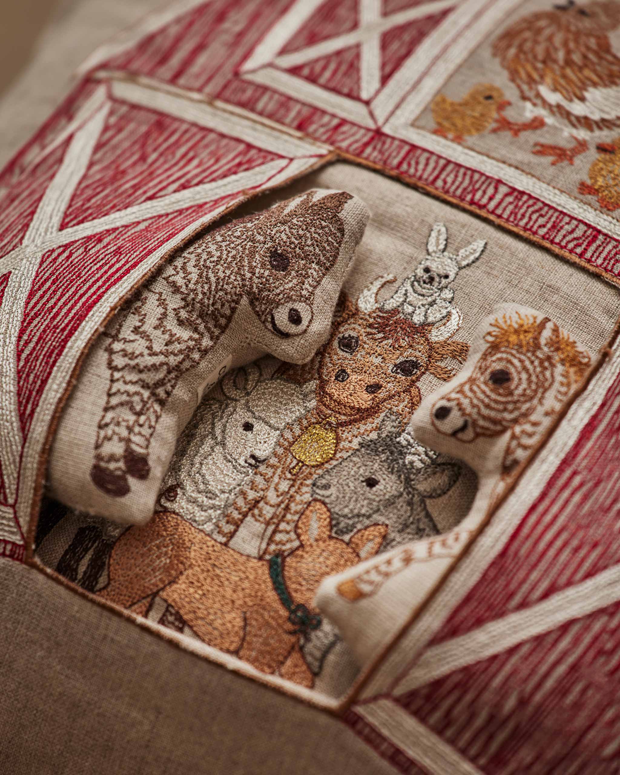 Coral & Tusk - Wholesale Throw/Decorative Pillow - Red Barn Pocket Pillow2