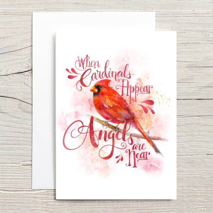 Quand les cardinaux apparaissent #506 pour la vente par Christy Obalek Illustration