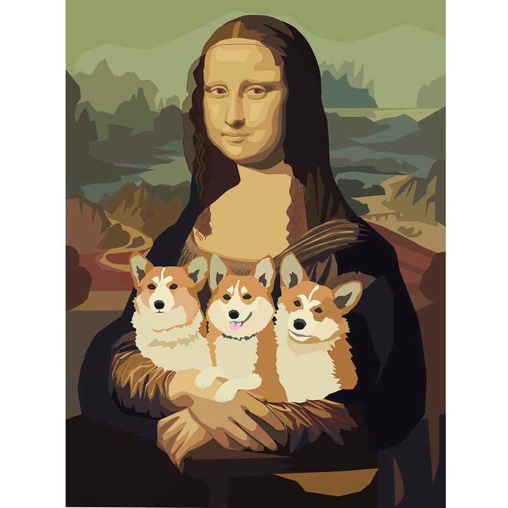 Giocorga Corgi Print for wholesale by London Pooch