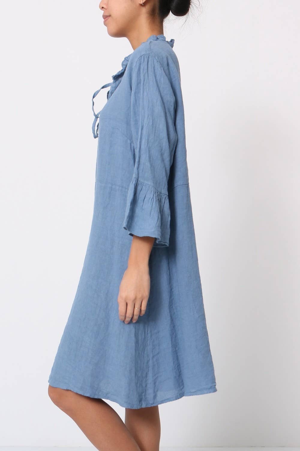 LÉA & LUC - Wholesale Dress - Women's - Short dress in 100% linen REF.134422