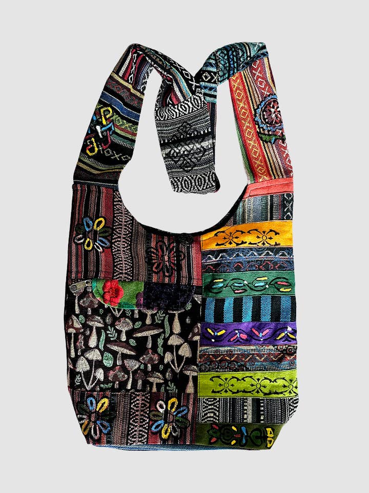 Patchwork Hobo Taske (KODE-732) for engroshandel hos Kathmandu Imports