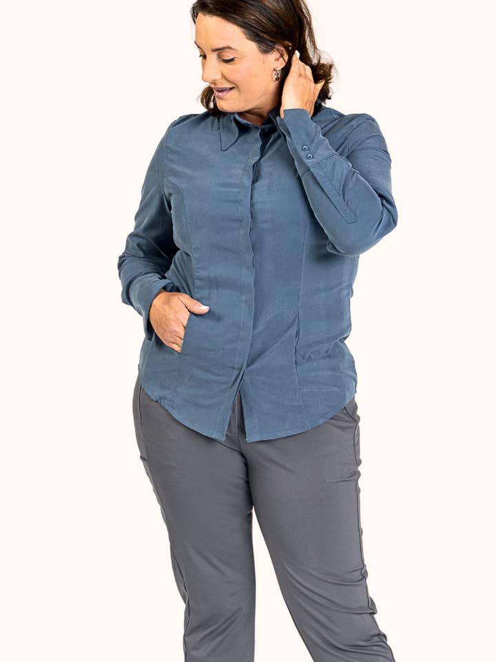 SISU-the brand - Wholesale Button Down Shirt - Women's - JACQULINE BUTTON UP 2