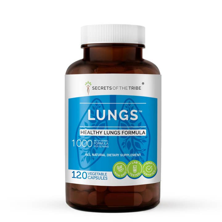 Secrets Of The Tribe - Wholesale Oral Supplement/Vitamin - Lungs Capsules. Healthy Lungs Formula