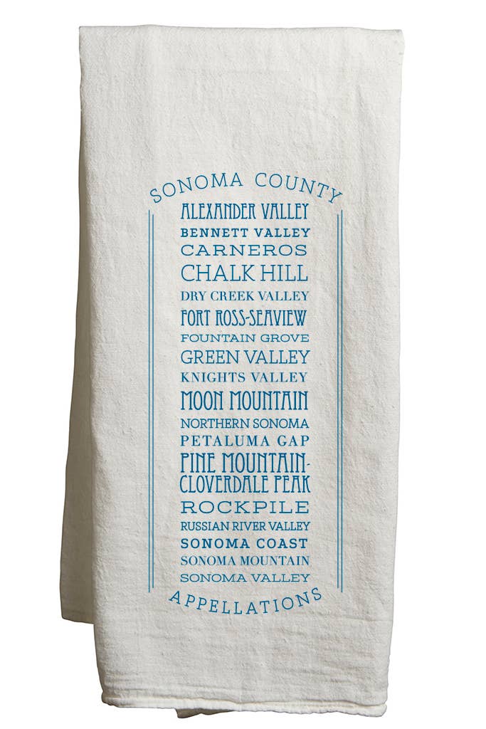 Mercantile 12 - Wholesale Tea Towel - Custom APPELLATIONS 22" x 38" Flour Sack Tea Towel5
