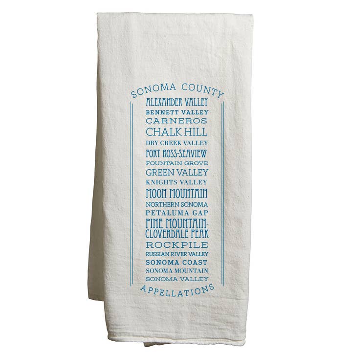 Mercantile 12 - Wholesale Tea Towel - Custom APPELLATIONS 22" x 38" Flour Sack Tea Towel5