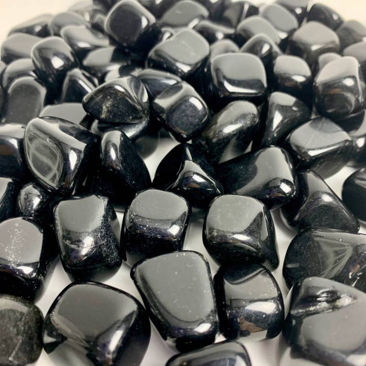 Pelham Grayson Rose - Wholesale Spiritual Stone/Crystal - Black Obsidian | Tumbled | Mexico
