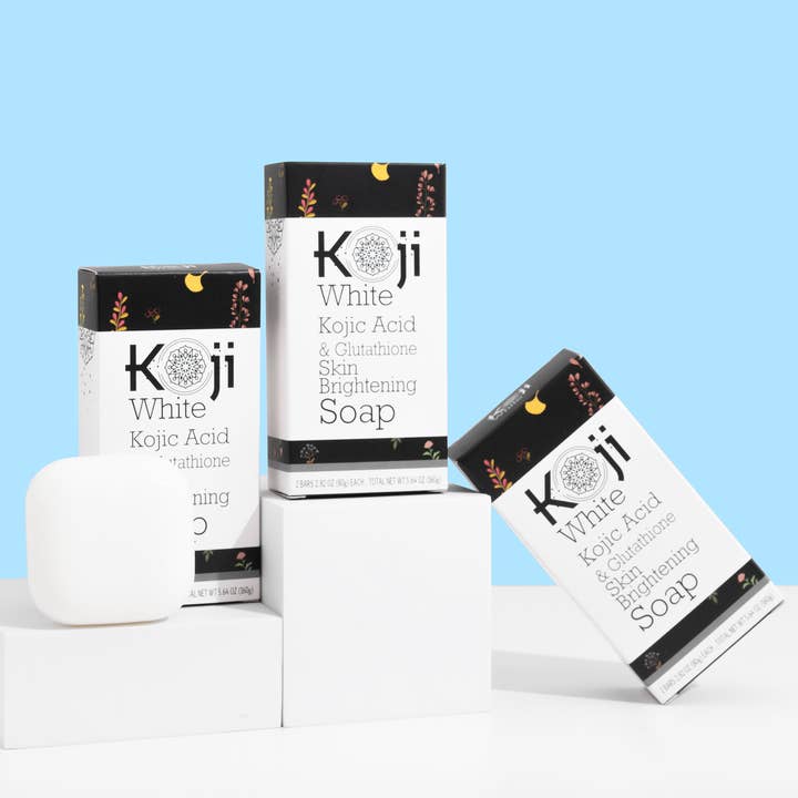Koji White - Wholesale Bar Soap - Kojic Acid & Glutathione Skin Brightening Soap