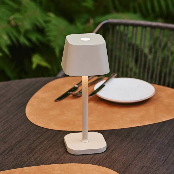 Tavellio - Wholesale Accent/Desk Lamp - Ava Shadow Grey - Rechargeable Table Lamp | Stylish, Cordless & Dimmable23