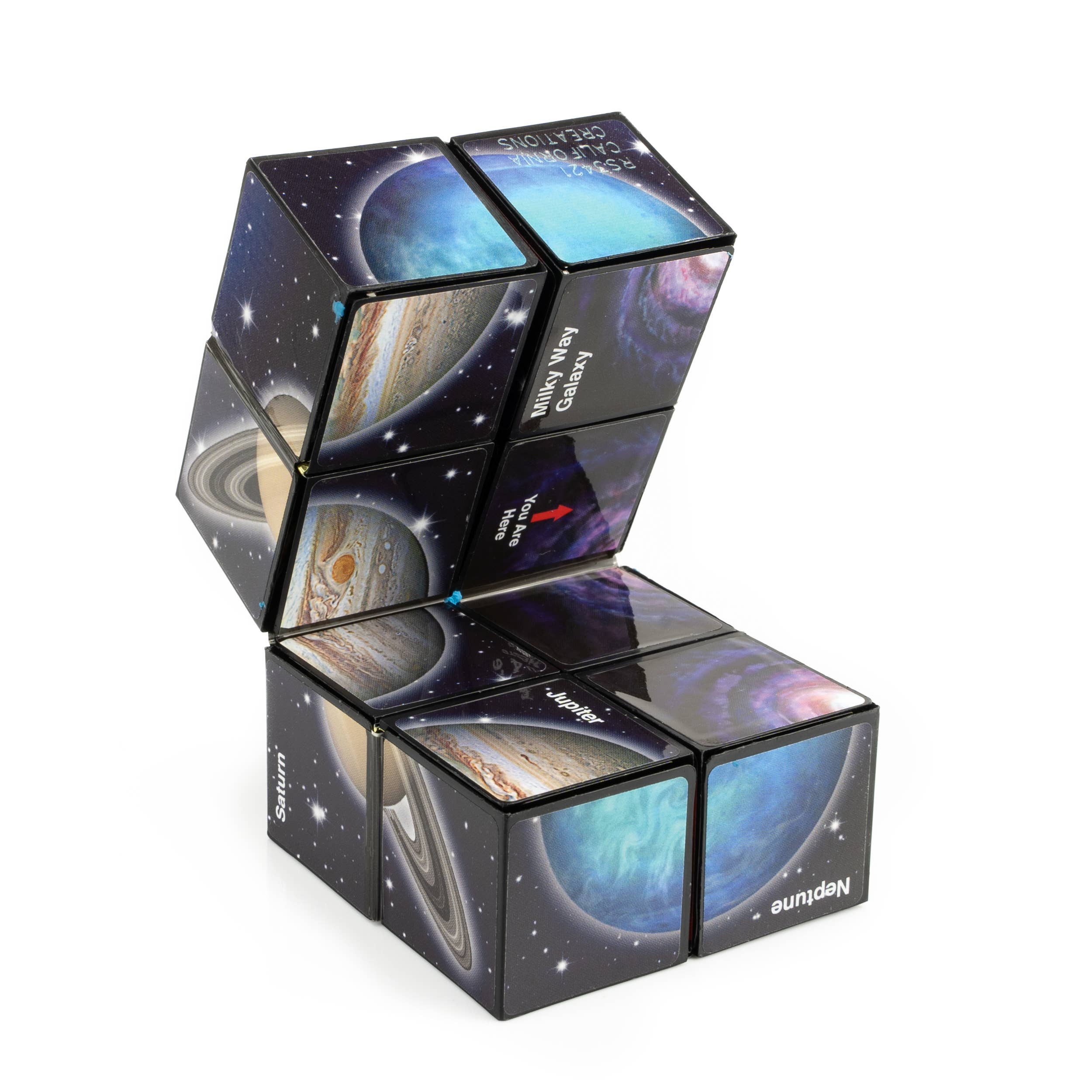 California Creations - Vente Puzzle – enfant - StarCube Cosmos - Puzzle géométrique transformable sur le thème de l'espace13