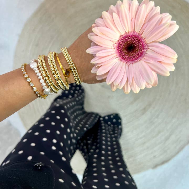 fyb jewelry - Wholesale Charm/Dangle Bracelet - GOLD STAPLE BRACELET1