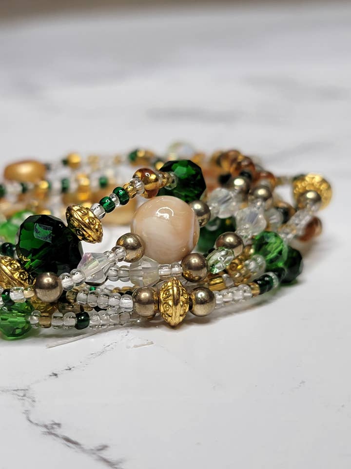 Grönt Guld - Premium Plus Midjepärla för wholesale av Elaqor