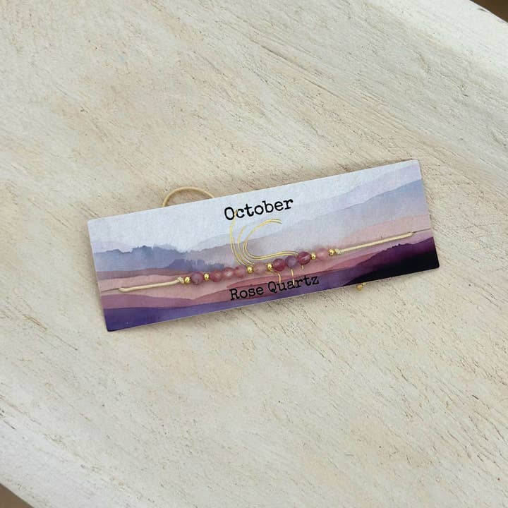 Picki Nicki - Vendita all'ingrosso Parure di gioielli - Braccialetto Birthstone, set di pietre preziose su carte14