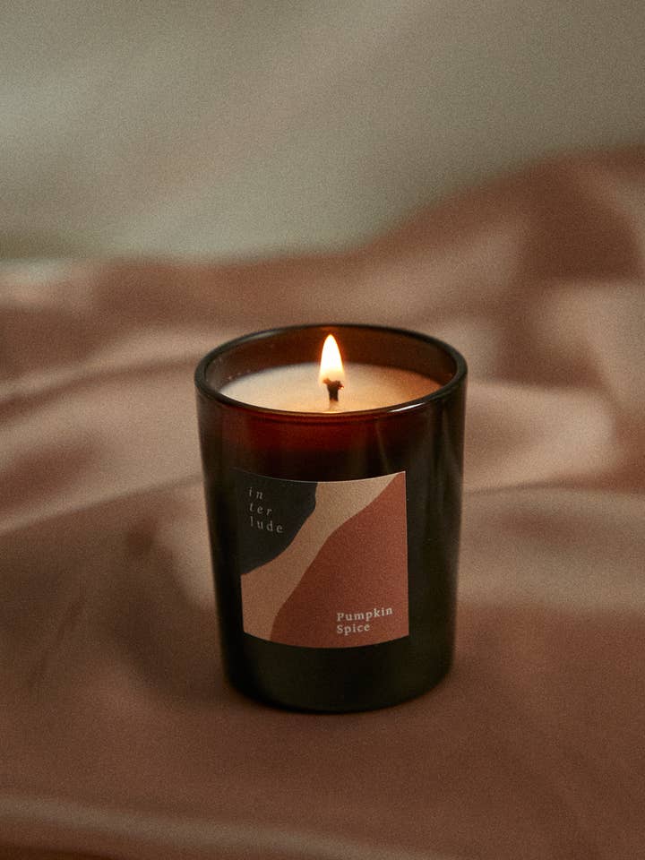 Pumpkin Spice Mini Scented Candle for wholesale by Interlude Candles