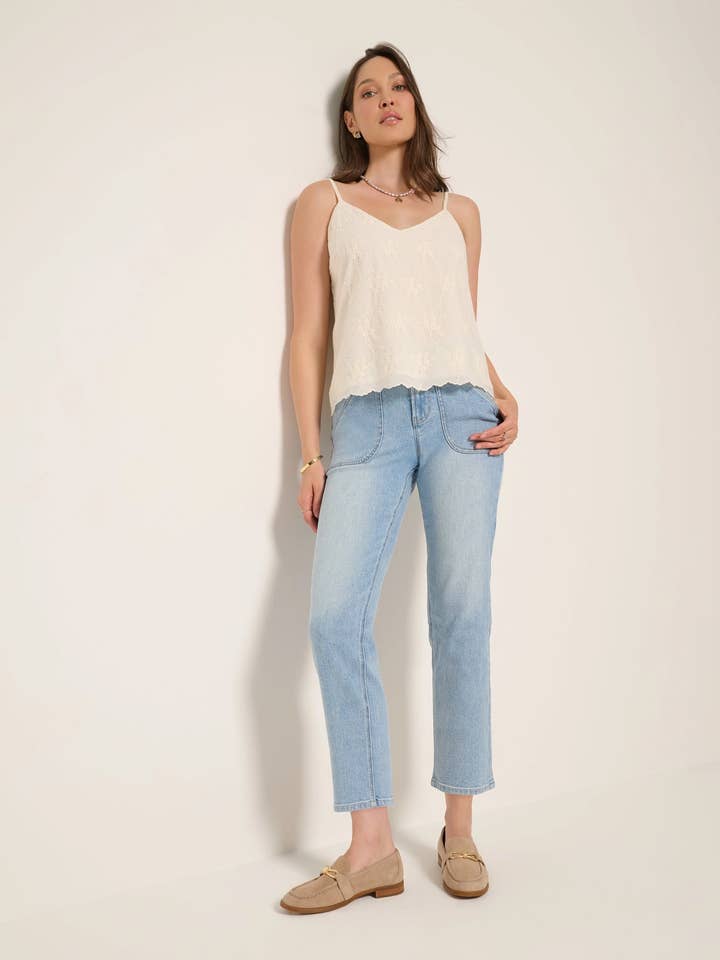 Seventy Eight and Sunny (SEAS) - Wholesale Camisole - Women's - Radiance Eyelet Cami3