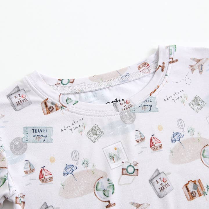 Bamboo 2-Piece Pjs - Travel for wholesale by Early Grey