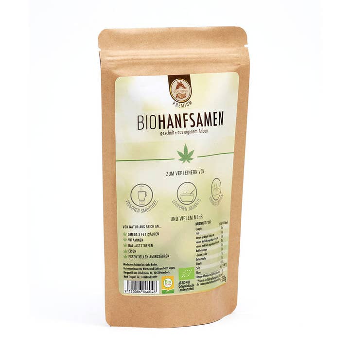 Bio-Hanfsamen geschält für den Großhandel von Genussfux