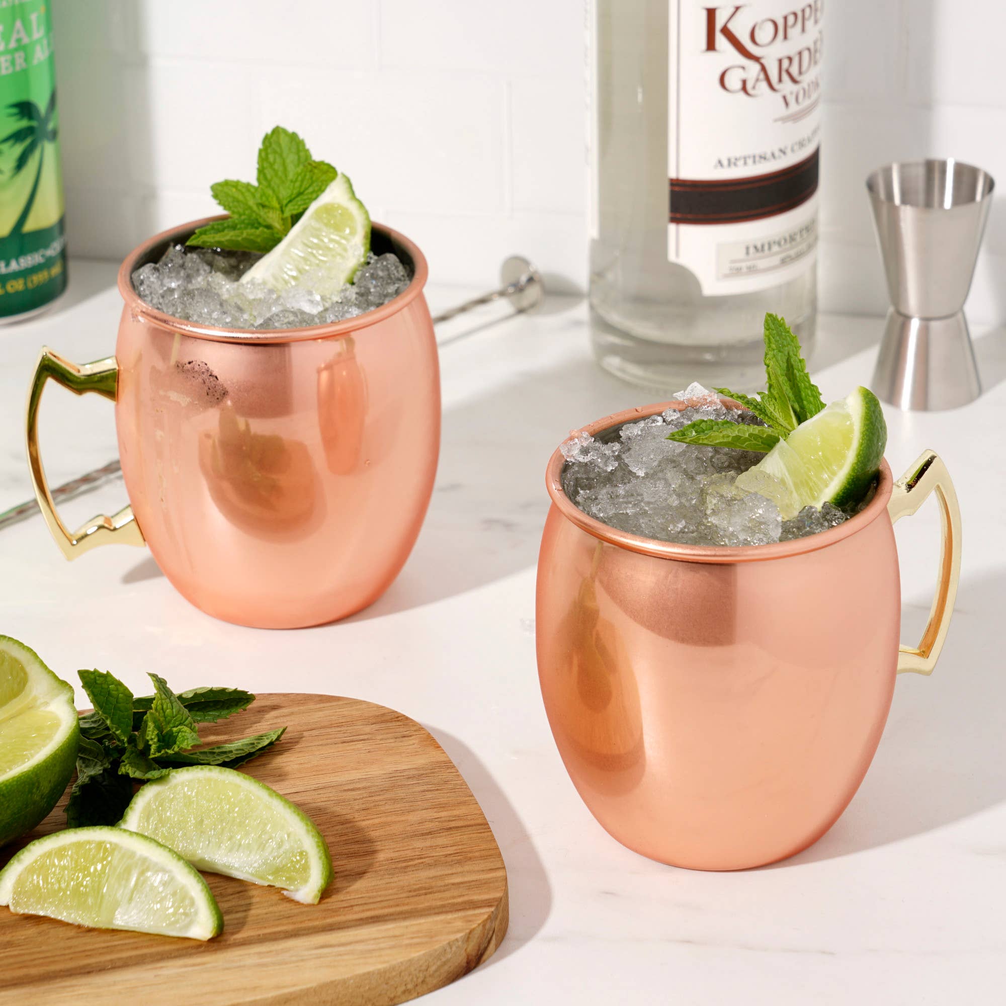 TRUE - Wholesale Cocktail/Liquor Glass - Copper Plated Stainless Steel Moscow Mule Cocktail Mugs9