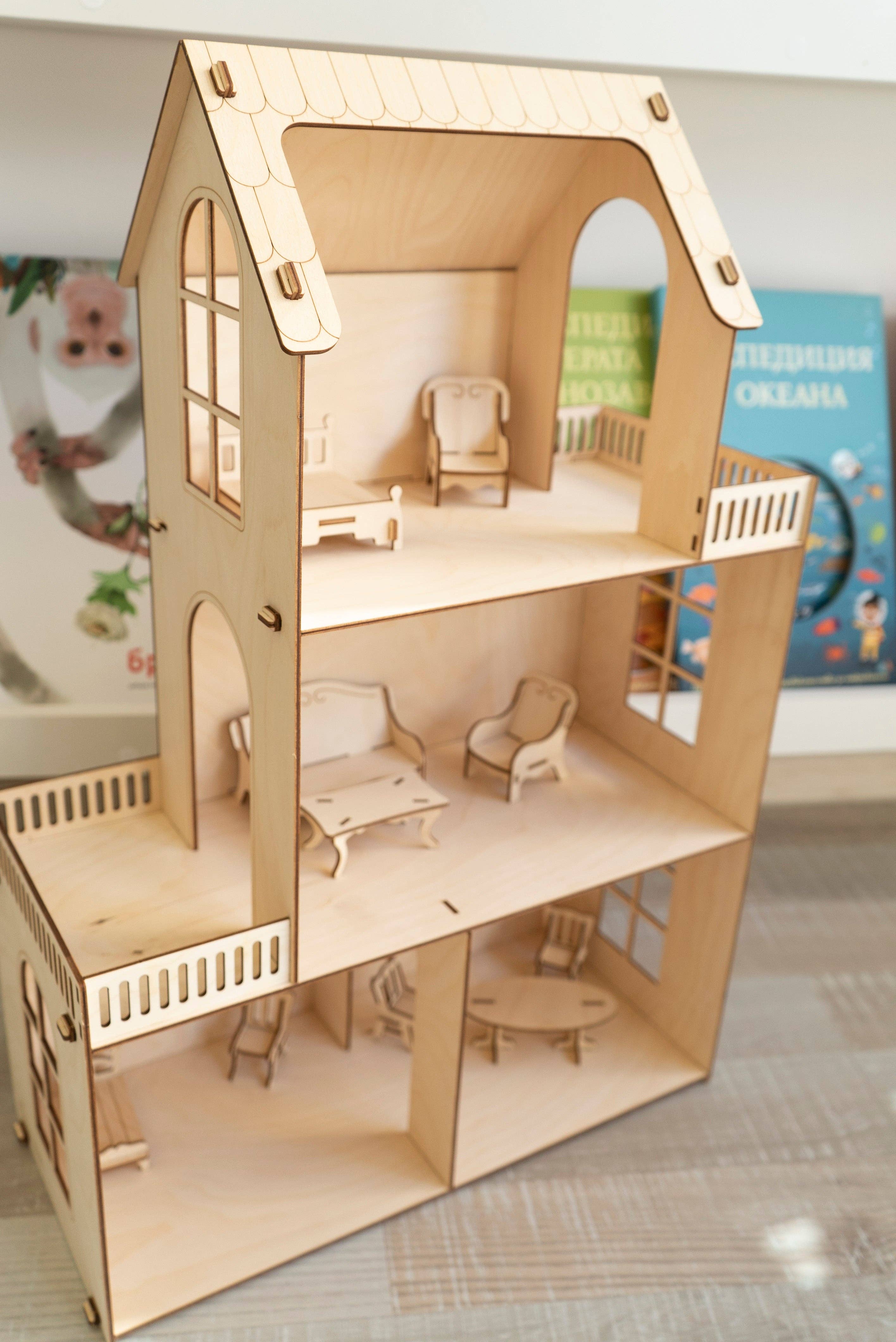 Munda Mundi - Wholesale Doll Accessory Kit - Kids - Dollhouse Winter with the furniture, 1:125