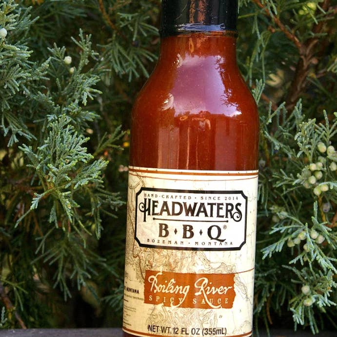 Sauce Boiling River épicée pour la vente par Headwaters BBQ