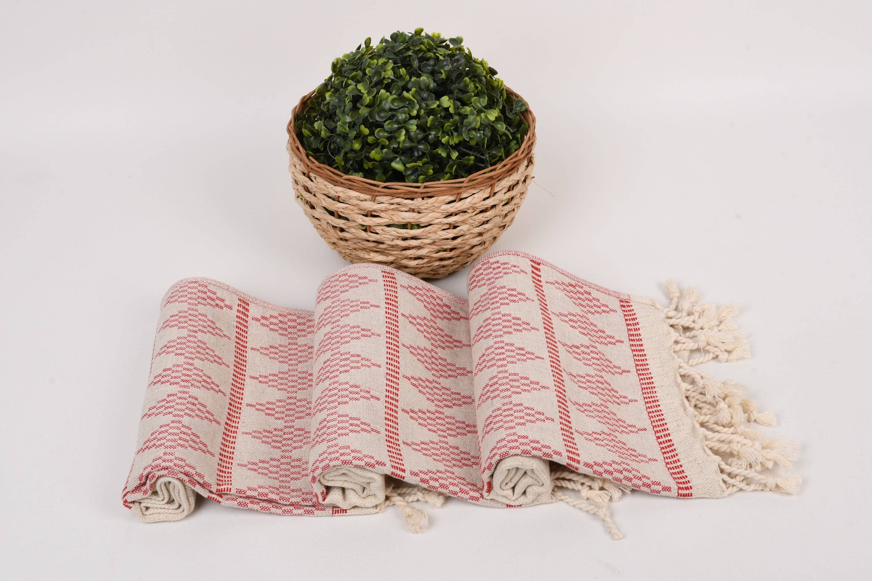 Organic Turkish Towels - Vendita all'ingrosso Strofinacci - Asciugamani personalizzati ricamati a mano e da cucina8
