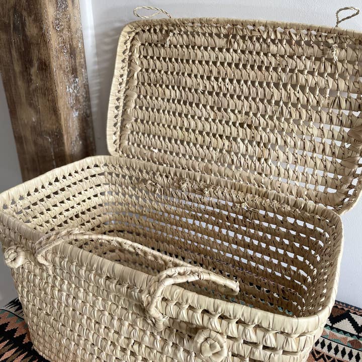 Tamegrouteshop - Wholesale Basket - Gevlochten marokkaanse mand1