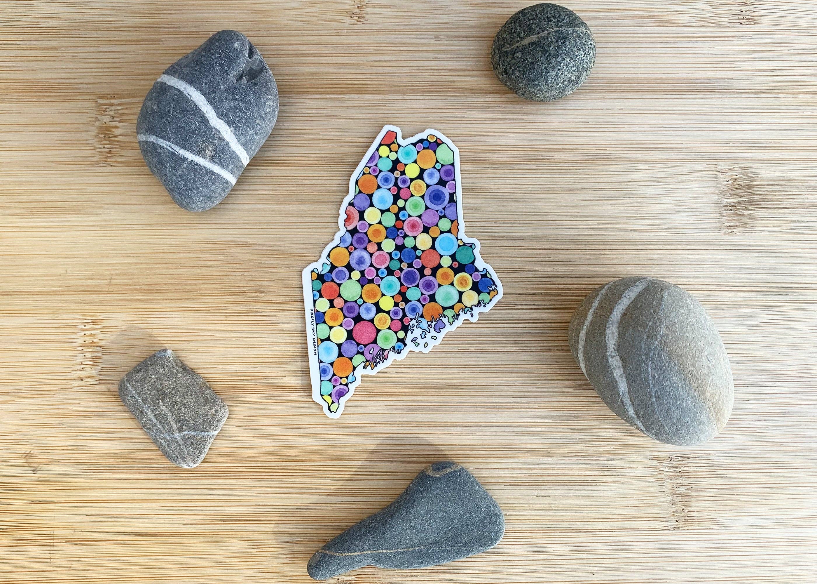 Firefly Sky Design - Wholesale Sticker - NEW! Maine Sweet Maine Die Cut Vinyl Sticker1
