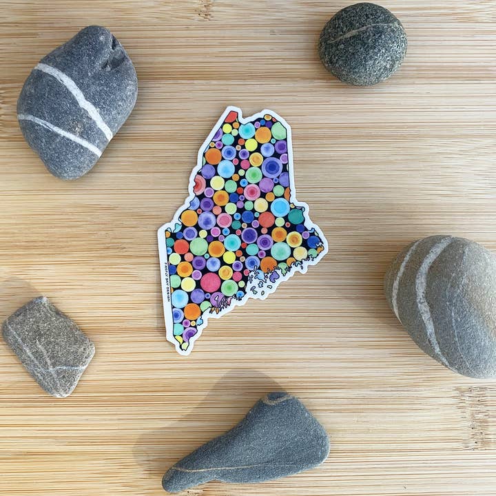 Firefly Sky Design - Wholesale Sticker - NEW! Maine Sweet Maine Die Cut Vinyl Sticker1