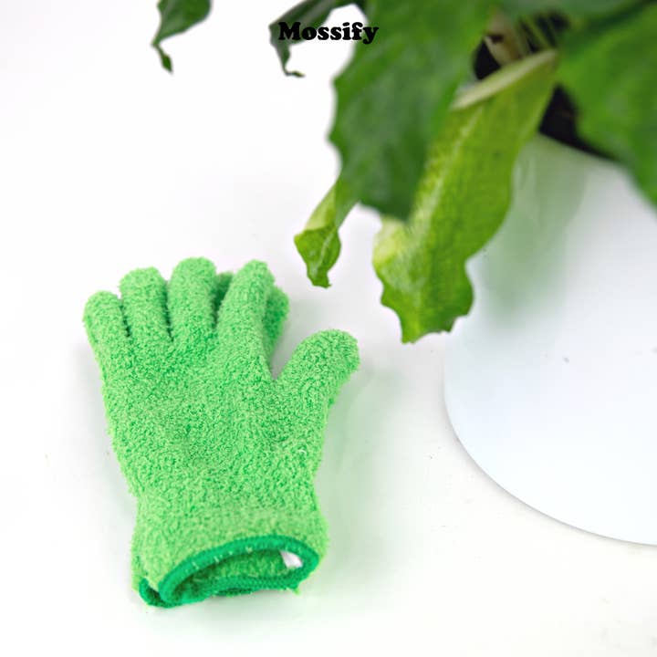 Mossify - Wholesale Garden Gloves - 2 Microfiber Gloves – Reusable Leaf-Shining Gloves for Plant5
