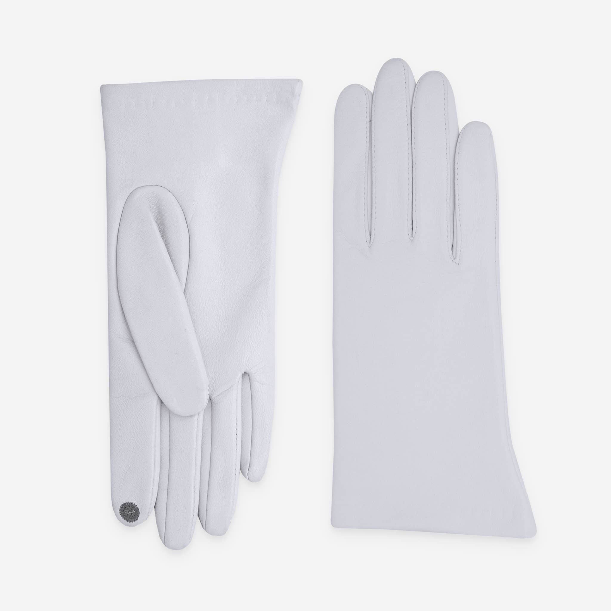 Glove Story - Wholesale Gloves - Women's - lambskin-leather-gloves-silk-lining-touchscreen-21001ST11