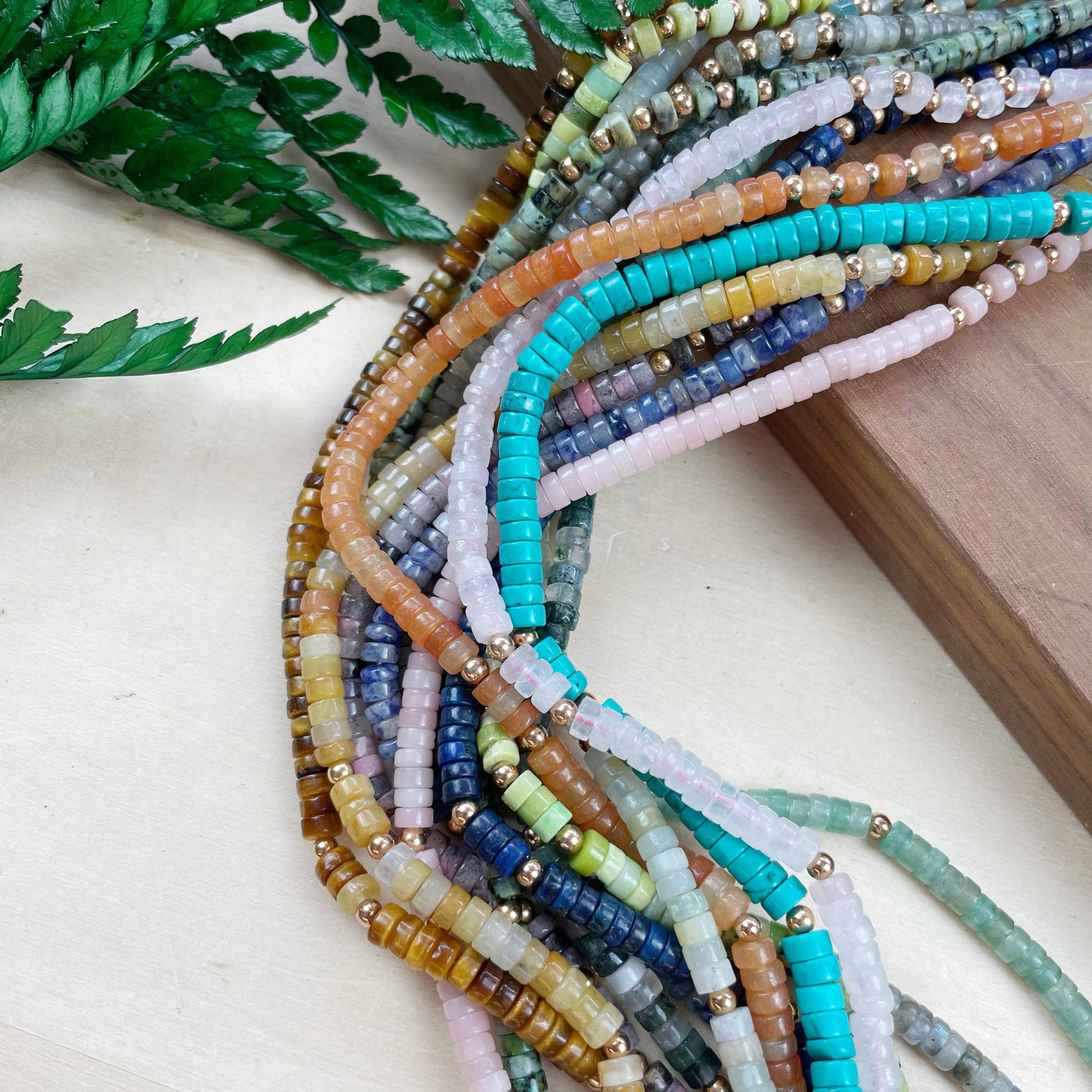 Ewelina Pas Jewelry - Wholesale Kralen/parelketting - Litae/// Delicate edelsteen kralen ketting1