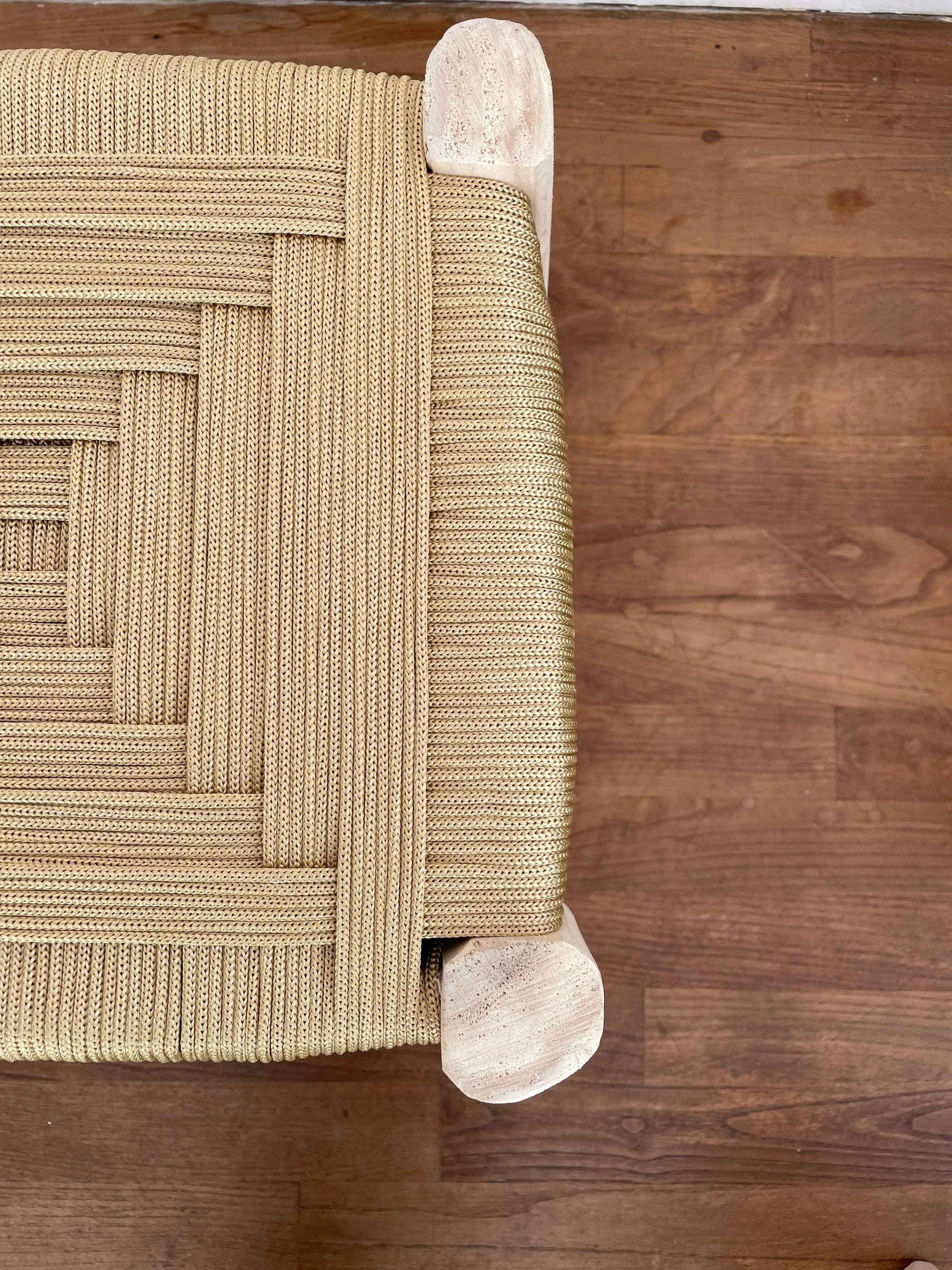 Néda – Engroshandel Taburet – Berberiske marokkanske skamler i træ med farvet nylon sæde15