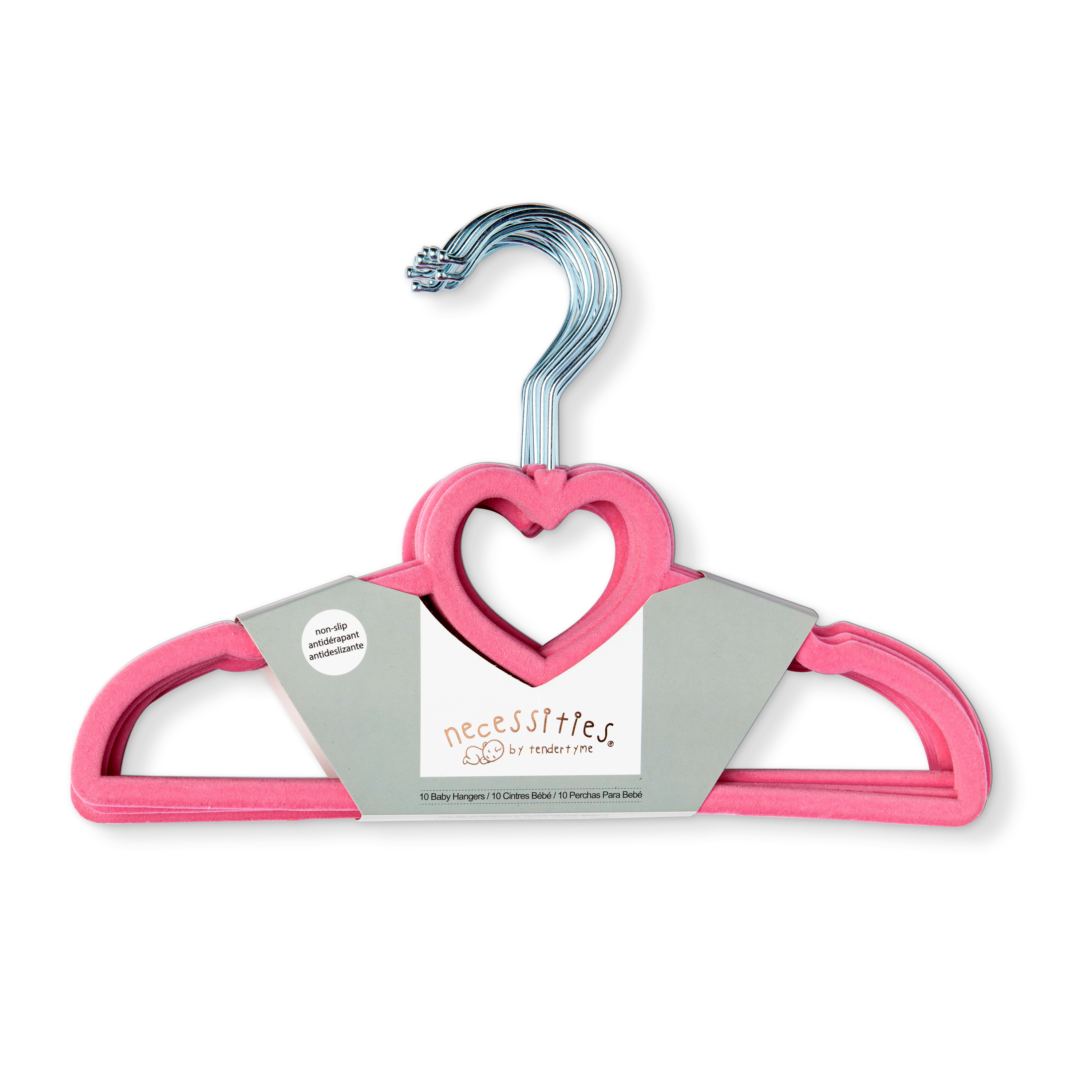 Rose Textiles - Wholesale Clothes Hangers - Heart Baby Hanger - Set of 100