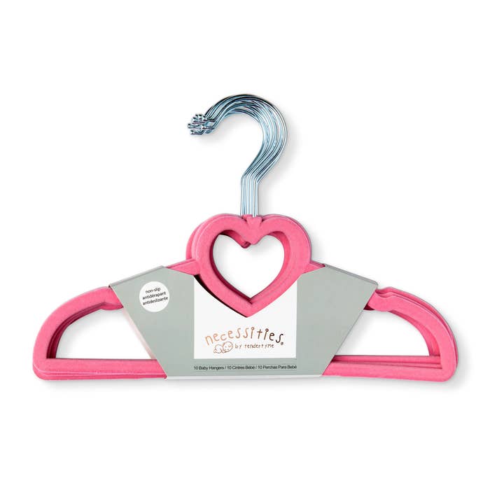 Rose Textiles - Wholesale Clothes Hangers - Heart Baby Hanger - Set of 10