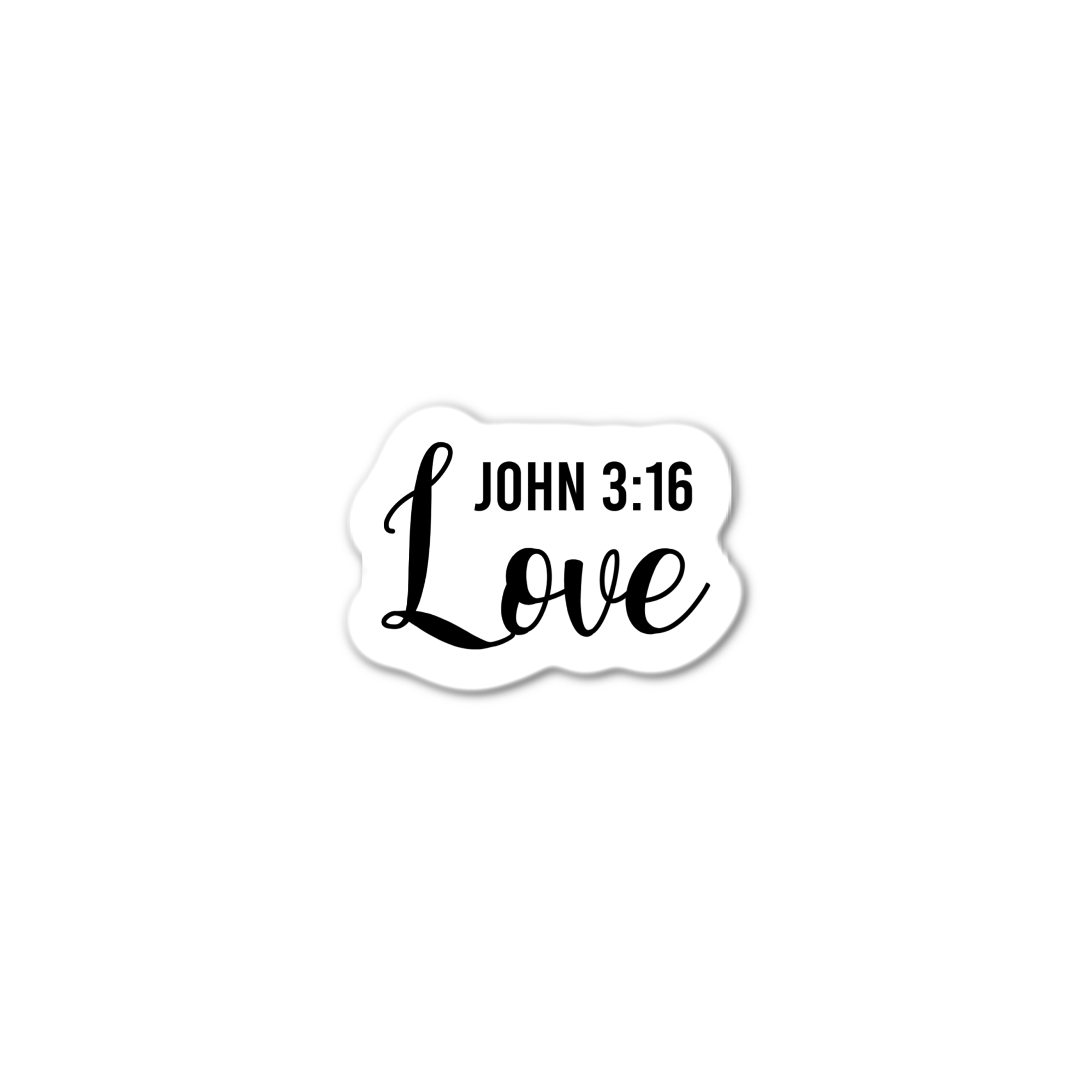 Stick-It Expressions - Wholesale Phone & Laptop Stickers - Love John 3:160