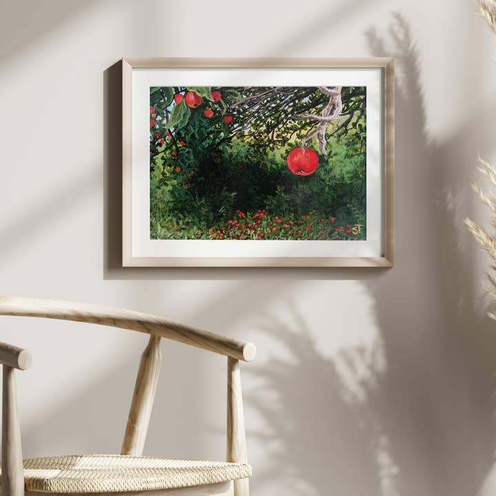 Easy Pickin' Fine Art Print - Non-Archival - Wall Art for wholesale by Sarah Terrell Illustration & Design