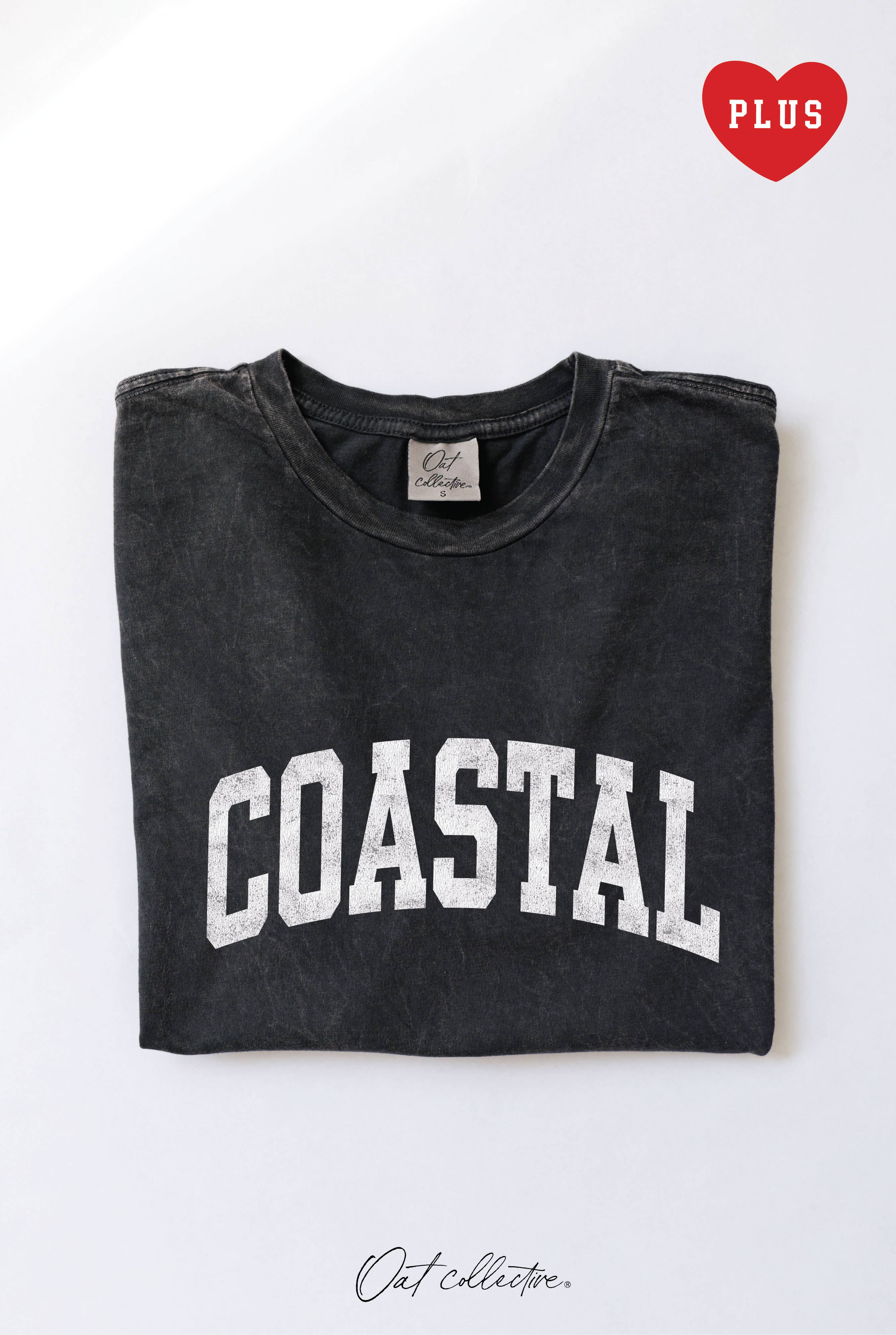 OAT COLLECTIVE - Wholesale Screen printed t-shirt – Women′s - COASTAL Plus Mineral Graphic Top7