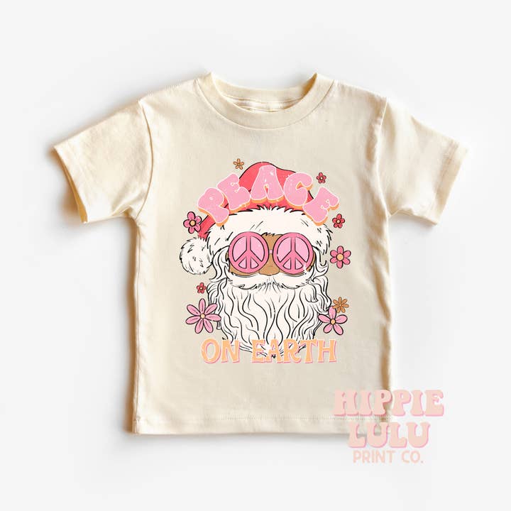 Peace on Earth | Hippie Retro Vintage Children's T-shirt for wholesale by Hippie Lulu Co.