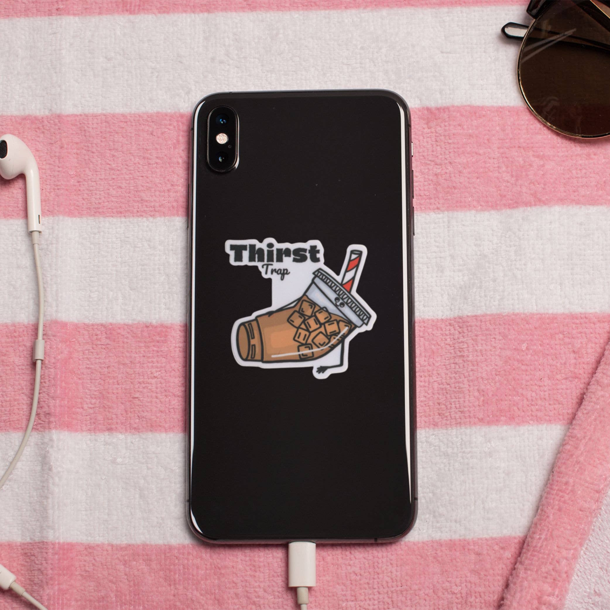 Punaballoo – Großhandel Aufkleber – Durstfalle – Eiskaffee Vinyl-Aufkleber - Wasserdicht & Matt7