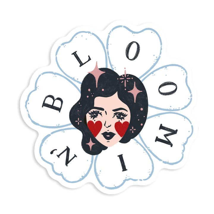 Bloomin' - Vinyl Sticker for wholesale by Day One Paper Co.