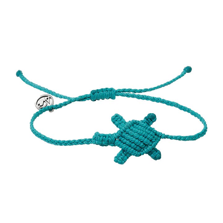 4ocean Meeresschildkröten-Armband, Türkis, 6er-Pack für den Großhandel von 4ocean