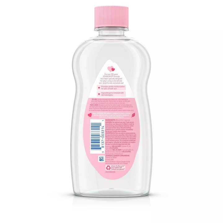 KT Supply - Vente Huile pour le bain/corps - Johnson And Johnson Huile pour bébé originale 414 ml (14 oz)1