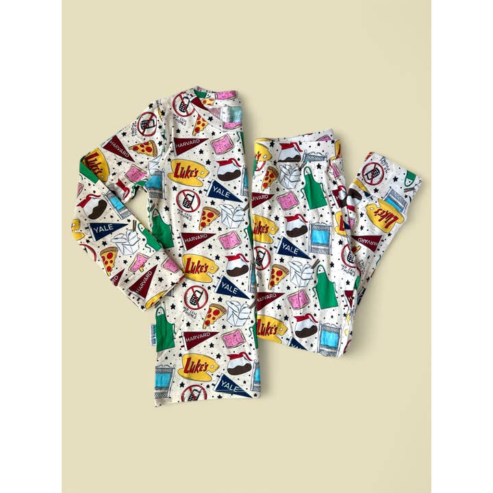 Sitcom gilmore bamboo 2 piece set pjs for wholesale by CEDDY & RIA