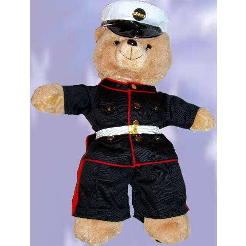 Ours militaire enregistrable de 15 pouces de l'USMC MARINE pour la vente par BEARegards, LLC