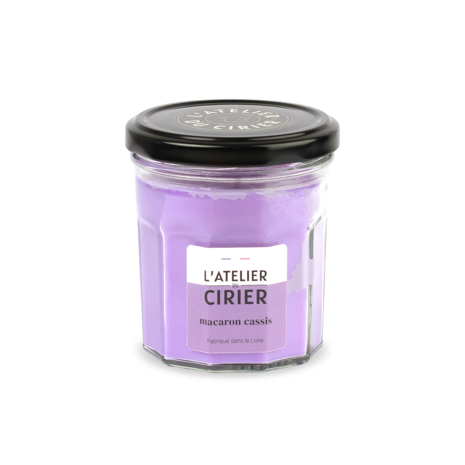 L'atelier du Cirier - Wholesale Jar/Filled Candle - Macaron Cassis Jam Jar Candle1