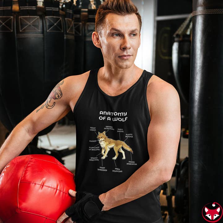 Wolf Yellow - Tank Top for wholesale by Artworktee