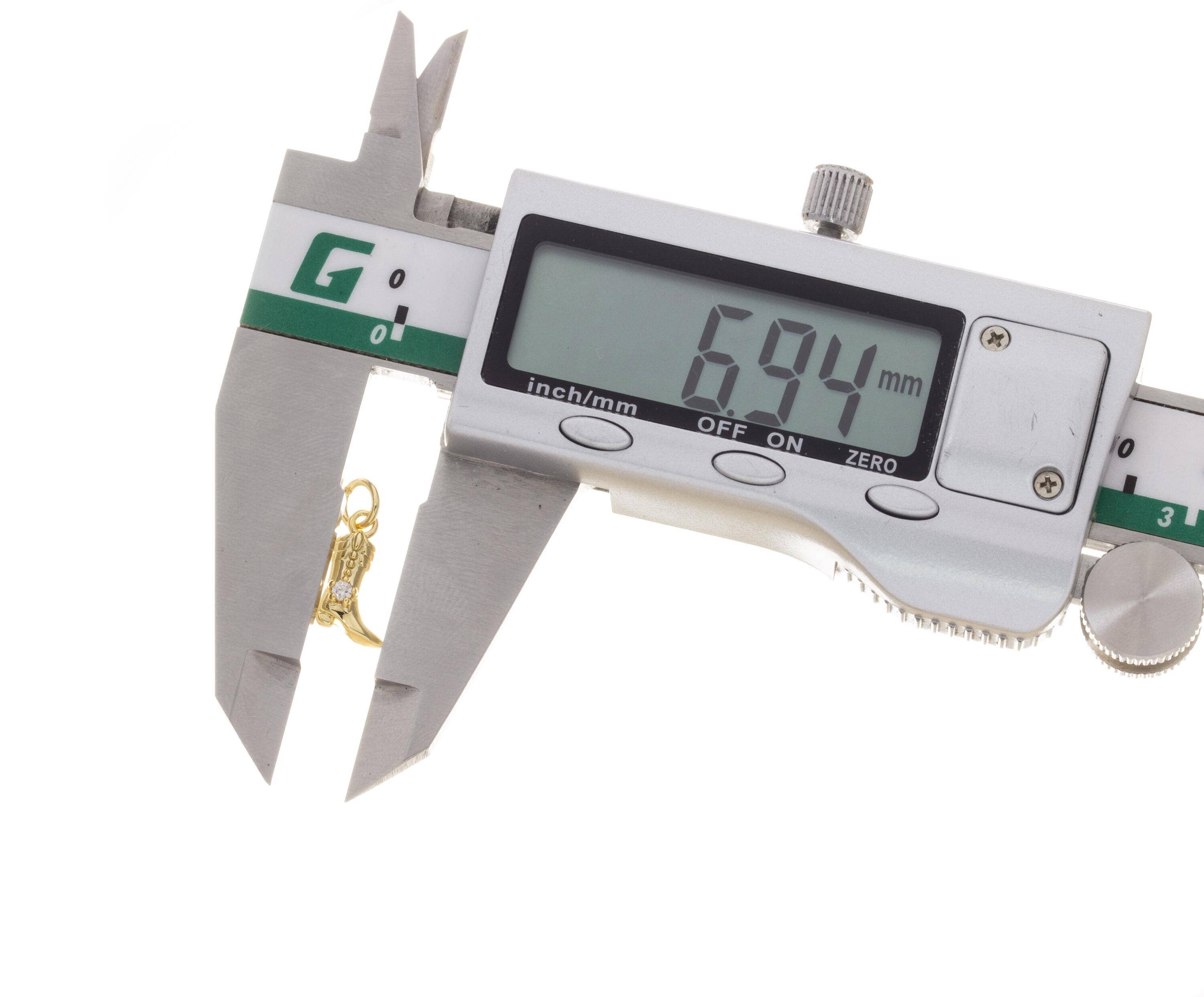 Jewel Pledge - Wholesale Individual Charm/Pendant - Cowboy Cowgirl Boot Charms & Pendants CPG2058-CPS20586