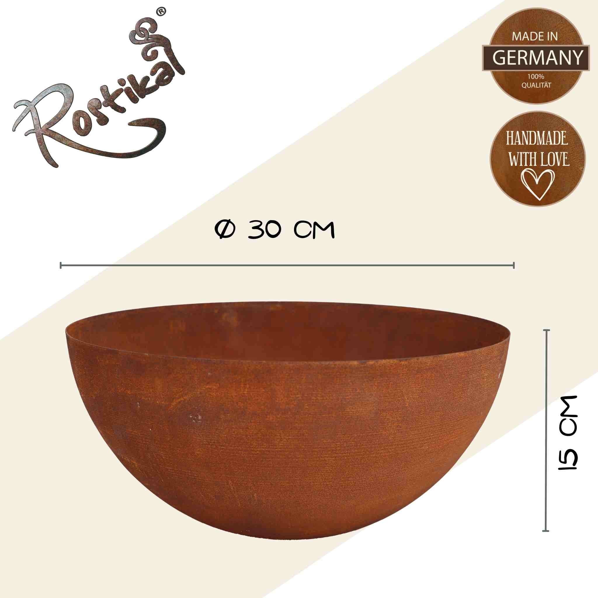 Rostikal - Vendita all'ingrosso Ornamenti/decorazioni per esterni - Colonna decorativa da giardino color ruggine con denti di leone 1