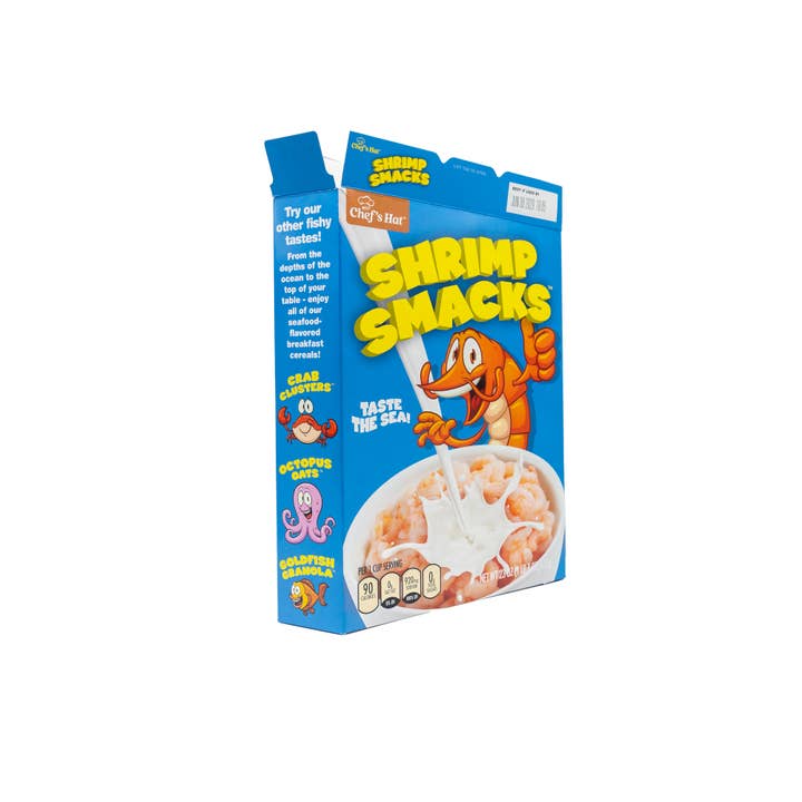 Prank-O - Wholesale Gag Gift/Novelty Gift - Shrimp Smacks Prank Cereal Gift Box